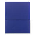 Smead Organized Up Poly Stackit Folders, 11 x 8.5, Dark Blue/Dark Blue, 5/Pack