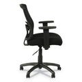 Alera Etros Series Mesh Mid-Back Chair, Supports Up to 275 lb, 18.03" to 21.96" Seat Height, Black