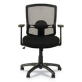 Alera Etros Series Mesh Mid-Back Chair, Supports Up to 275 lb, 18.03" to 21.96" Seat Height, Black
