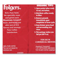 Folgers Coffee, Fraction Pack, Classic Roast, 1.5oz, 42/Carton