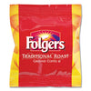 Folgers Ground Coffee Fraction Packs, Traditional Roast, 2oz, 42/Carton