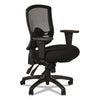 Alera Etros Series Mid-Back Multifunction with Seat Slide Chair, Supports Up to 275 lb, 17.83" to 21.45" Seat Height, Black