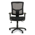 Alera Elusion II Series Suspension Mesh Mid-Back Synchro Seat Slide Chair, Supports 275 lb, 18.11" to 20.35" Seat, Black