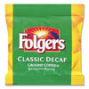 Folgers Coffee, Classic Roast, Decaf, 0.9 oz Bag, 36/Carton