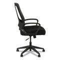 Alera MB Series Mesh Mid-Back Office Chair, Supports Up to 275 lb, 18.11" to 21.65" Seat Height, Black