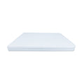 Alera Fold-in-Half Resin Folding Table, Rectangular, 72w x 29.63d x 29.25h, White