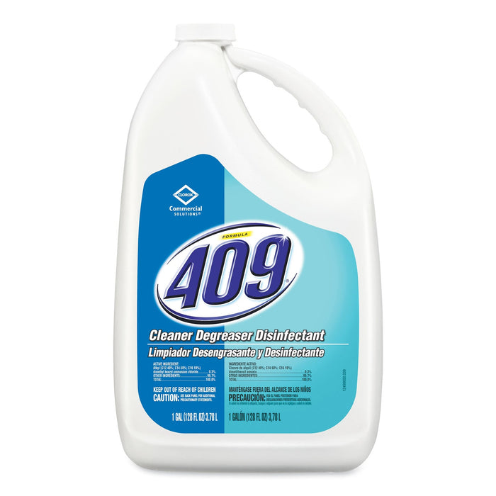 Formula 409 Cleaner Degreaser Disinfectant, Refill, 128 oz Refill, 4/Carton