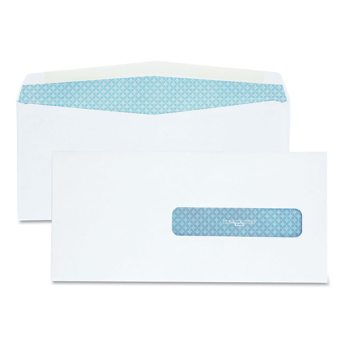 Quality Park Security Tinted Insurance Claim Form Envelope, Address Window, Commercial Flap, Gummed Closure, 4.5 x 9.5, White, 500/Box