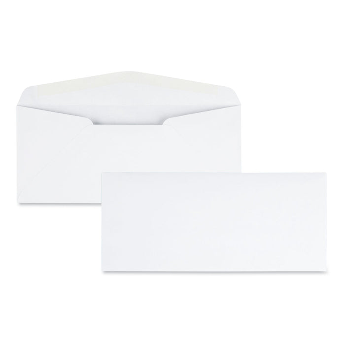 Quality Park Laser and Inkjet White Business Envelope, #10, Bankers Flap, Gummed Closure, 4.13 x 9.5, White, 500/Box