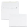 Quality Park Greeting Card/Invitation Envelope, A-6, Square Flap, Gummed Closure, 4.75 x 6.5, White, 500/Box