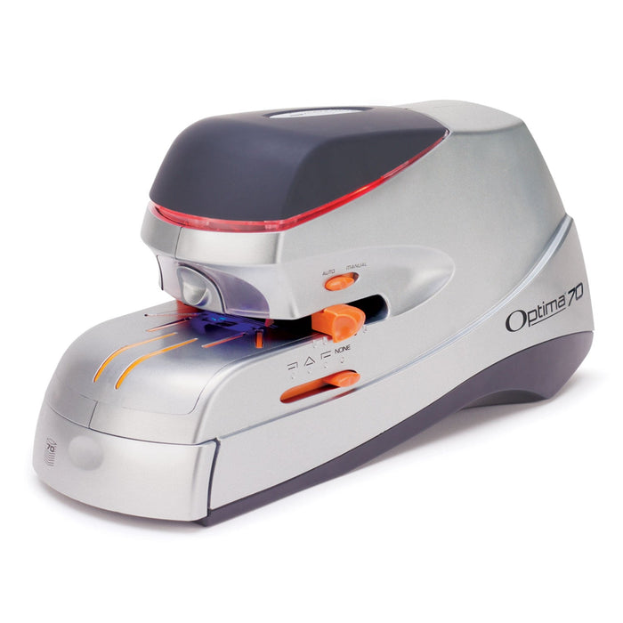 Swingline Optima 60 Electric Stapler, 60-Sheet Capacity, Black/Silver