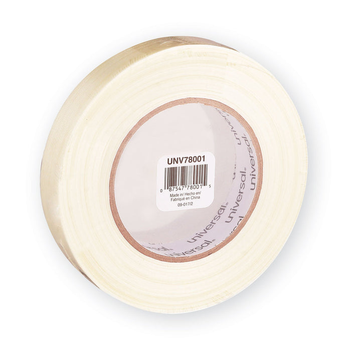 Universal 190# Medium Grade Filament Tape, 3" Core, 24 mm x 54.8 m, Clear