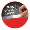 Smead TUFF Hanging Folders with Easy Slide Tab, Letter Size, 1/3-Cut Tabs, Red, 18/Box