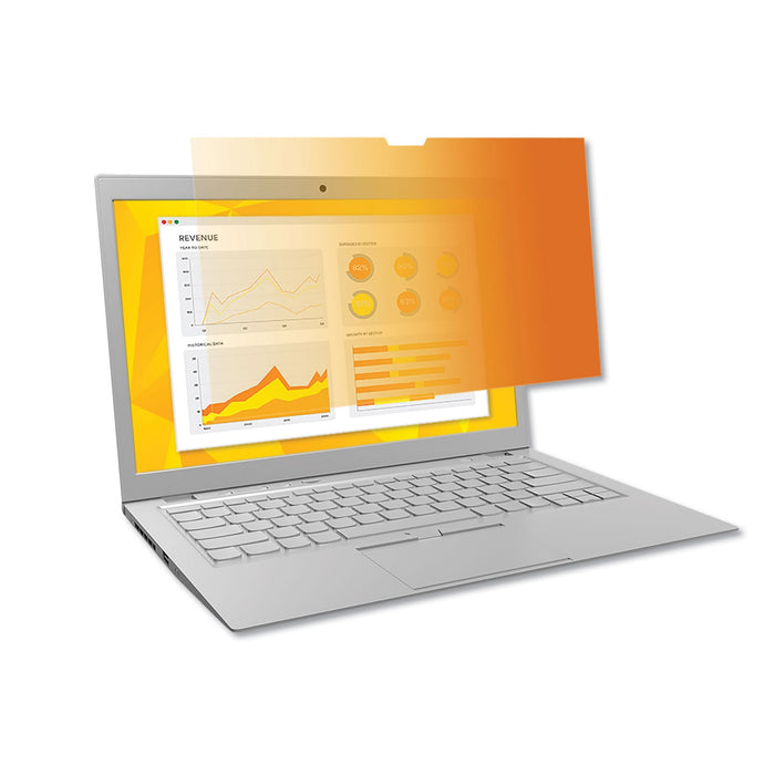 3M Gold Frameless Privacy Filter for 15.6" Widescreen Laptop, 16:9 Aspect Ratio