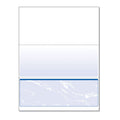 DocuGard Standard Security Check, 11 Features, 8.5 x 11, Blue Marble Bottom, 500/Ream