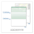 DocuGard Standard Security Check, 11 Features, 8.5 x 11, Green Marble Top, 500/Ream