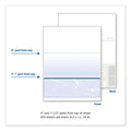 DocuGard Standard Security Check, 11 Features, 8.5 x 11, Blue Marble Bottom, 500/Ream