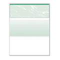 DocuGard Standard Security Check, 11 Features, 8.5 x 11, Green Marble Top, 500/Ream