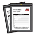 C-Line Shop Ticket Holders, Stitched, One Side Clear, 75 Sheets, 9 x 12, 25/Box