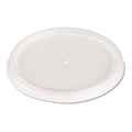 Dart Plastic Lids, Fits 4 oz Cups, Vented, Translucent, 100/Pack, 10 Packs/Carton