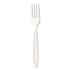 Dart Impress Heavyweight Full-Length Polystyrene Cutlery, Fork, White, 1000/Carton