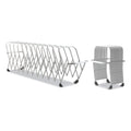 LEE Flexifile Expandable Collator to Organizer, 12 Sections, Letter to Legal Size Files, 6" x 6.75" x 10.5", Silver