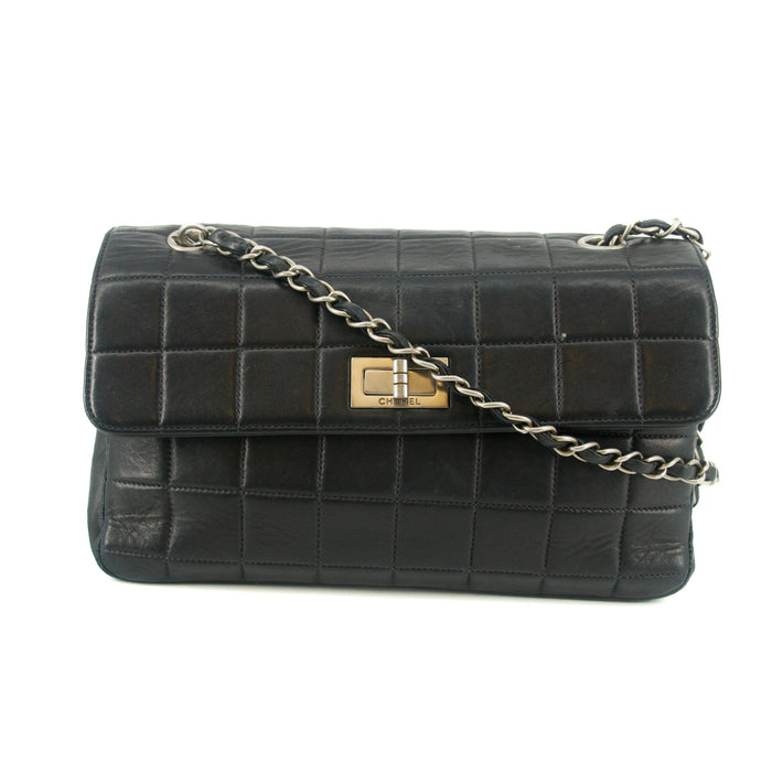 Chanel 2.55 Chocolate Bar Lambskin Shoulder Bag #6063 by Bolt Boutique