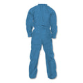 KleenGuard A20 Breathable Particle Protection Coveralls, Large, Blue, 24/Carton