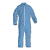KleenGuard A65 Zipper Front Flame Resistant Coveralls, X-Large, Blue, 25/Carton