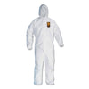 KleenGuard A20 Breathable Particle Protection Coveralls, Zip Closure, 3X-Large, White