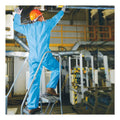 KleenGuard A65 Zipper Front Flame Resistant Coveralls, X-Large, Blue, 25/Carton