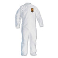KleenGuard A30 Elastic-Back Coveralls, White, X-Large, 25/Carton