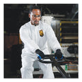 KleenGuard A40 Coveralls, Elastic Wrists/Ankles, X-Large, White