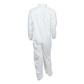 KleenGuard A40 Elastic-Cuff and Ankles Coveralls, White, Large, 25/Carton