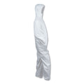KleenGuard A40 Elastic-Cuff and Ankles Hooded Coveralls, 2X-Large, White, 25/Carton