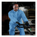 KleenGuard A65 Zipper Front Flame Resistant Coveralls, 3X-Large, Blue, 21/Carton