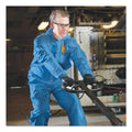 KleenGuard A20 Elastic Back Wrist/Ankle Hooded Coveralls, Large, Blue, 24/Carton
