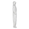 KleenGuard A20 Elastic Back and Ankle Hood and Boot Coveralls, X-Large, White, 24/Carton