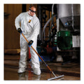 KleenGuard A40 Elastic-Cuff, Ankle, Hood and Boot Coveralls, 2X-Large, White, 25/Carton