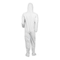 KleenGuard A40 Elastic-Cuff, Ankle, Hood and Boot Coveralls, Large, White, 25/Carton