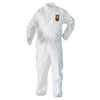 KleenGuard A20 Breathable Particle-Pro Coveralls, Zip, 2X-Large, White, 24/Carton
