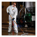 KleenGuard A40 Elastic-Cuff, Ankle, Hood and Boot Coveralls, Large, White, 25/Carton