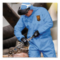 KleenGuard A20 Elastic Back Wrist/Ankle, Hood/Boots Coveralls, 4X-Large, Blue, 20/Carton
