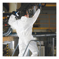 KleenGuard A30 Elastic-Back and Cuff Hooded Coveralls, X-Large, White, 25/Carton