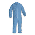 KleenGuard A65 Zipper Front Flame Resistant Coveralls, 3X-Large, Blue, 21/Carton