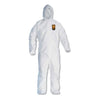 KleenGuard A20 Breathable Particle Protection Coveralls, Zip Closure, 2X-Large, White