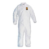 KleenGuard A40 Elastic-Cuff and Ankles Coveralls, 3X-Large, White, 25/Carton