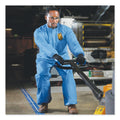 KleenGuard A60 Elastic-Cuff, Ankle and Back Coveralls, X-Large, Blue, 24/Carton