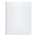 Oxford Coil-Lock Wirebound Notebooks, 3-Hole Punched, 1 Subject, Wide/Legal Rule, Randomly Assorted Covers, 10.5 x 8, 70 Sheets