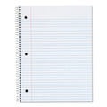 Oxford Coil-Lock Wirebound Notebooks, 3-Hole Punched, 1 Subject, Medium/College Rule, Randomly Assorted Covers, 10.5 x 8, 70 Sheets